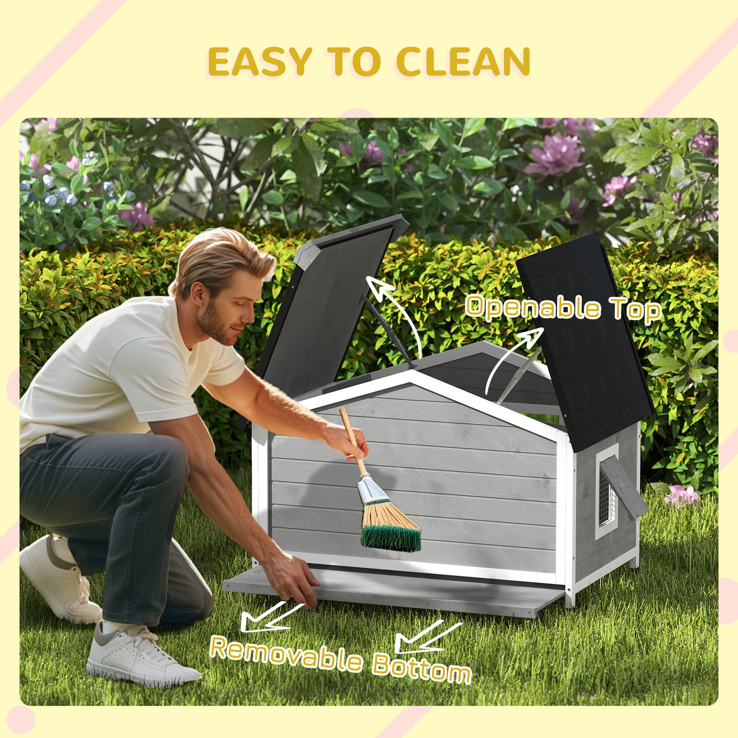 PawLuxe Wooden Dog Kennel