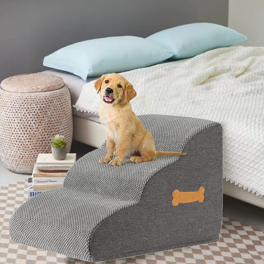 3Step Stairs for Pet With Removable Cover Portable