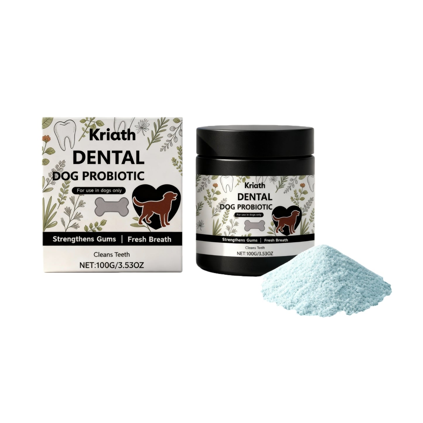 Dental Care Powder Supplement For Dogs