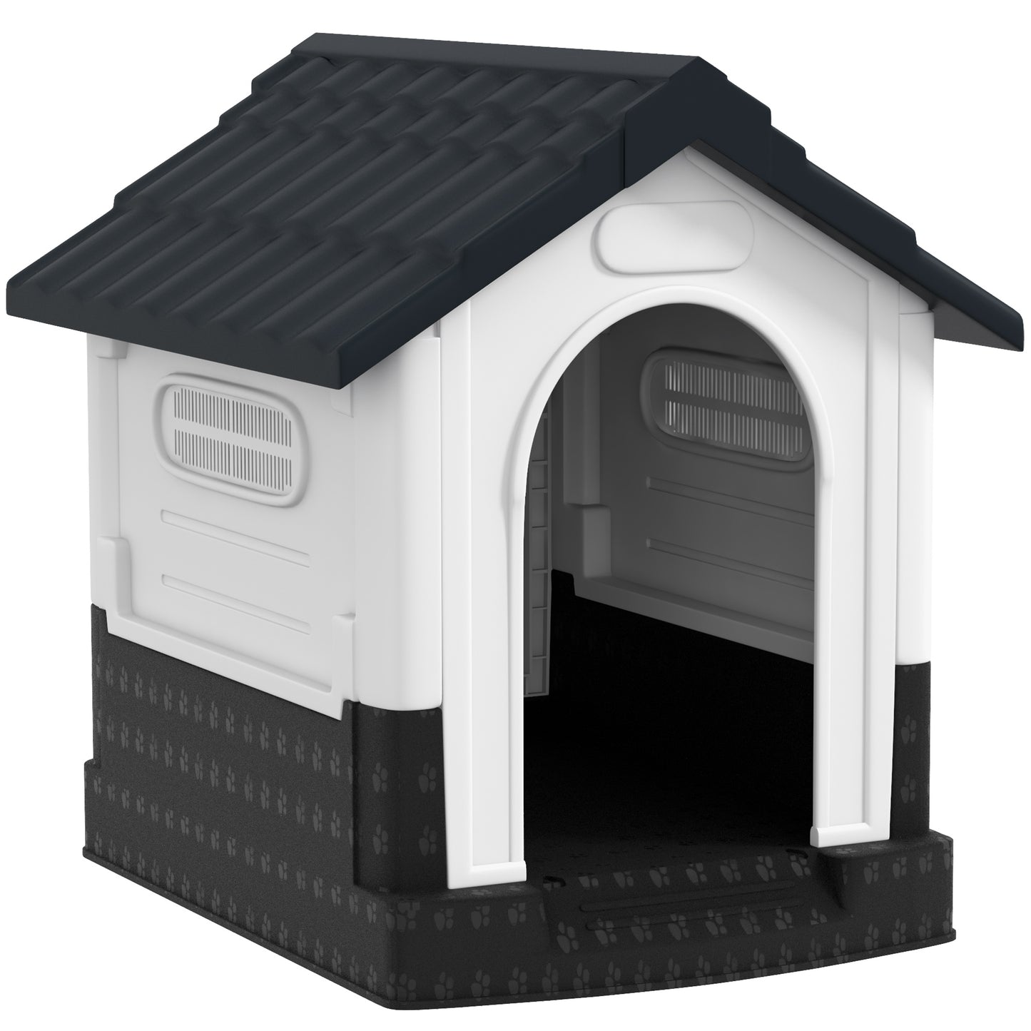 PawLuxe Plastic Dog Kennel With Windows