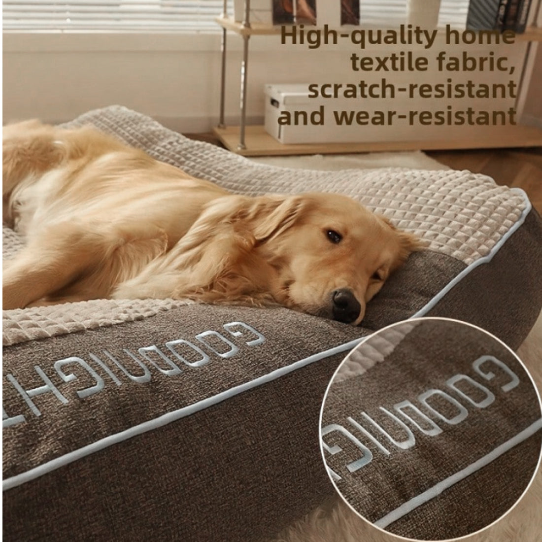 Large Sofa Bed for Dogs + 1 Chew Rope Knot